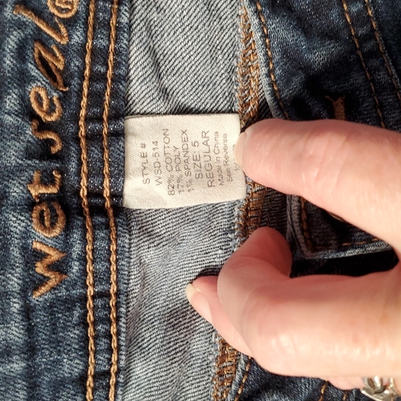 Wet Seal, distressed, jeans, size 5R - Picture 4 of 10